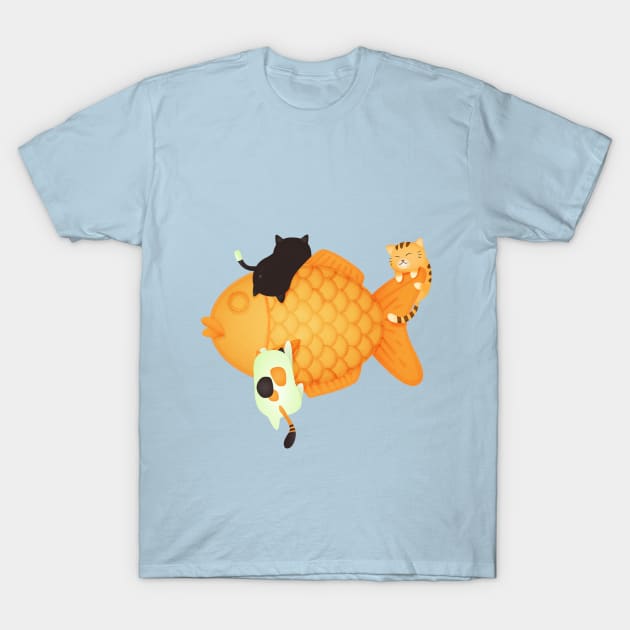 Giant Taiyaki T-Shirt by fleohr